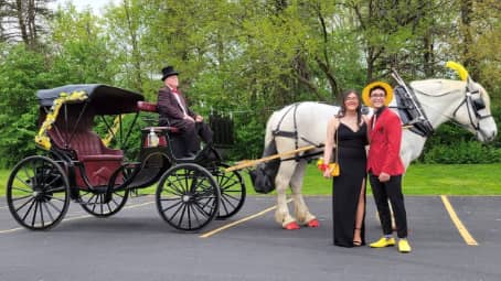  Our Princess Carriage at a Prom in Austintown, OH