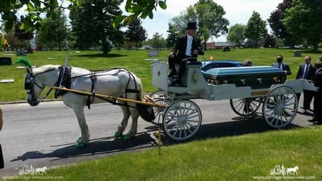 Funeral outside of Cleveland, OH