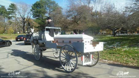 Our Caisson during a funeral.