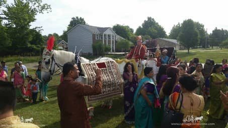 Our Indian Carriage during a special ceremony in North Royalton, OH