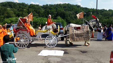 Indian Carriage during a religious ceremony in Greentreee near Pittsburgh, PA