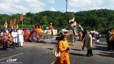 Indian Carriage during a religious ceremony in Greentreee near Pittsburgh, PA