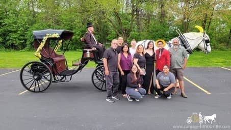 Our Princess Carriage before a prom in Austintown, OH