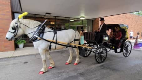 Our Princess Carriage at a prom in Austintown, OH.