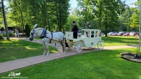 The Royal Coach after a wedding in Loudonville, OH