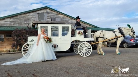 On the way to prom in our Royal Coach in Sebring, OH