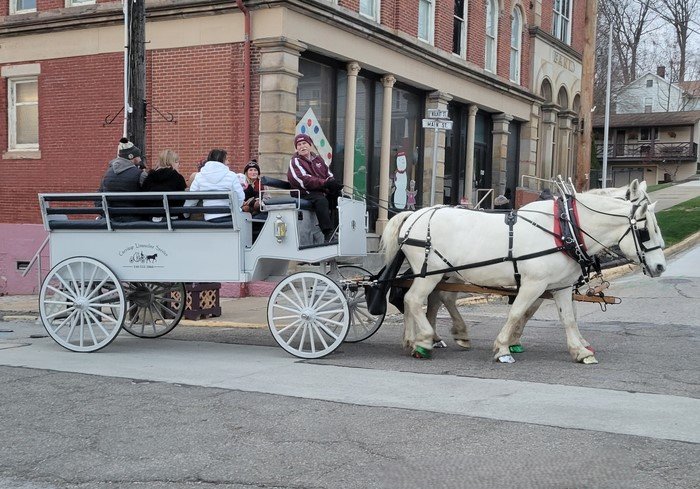 Our Limousine Carriage giving rides in Rocky River, OH